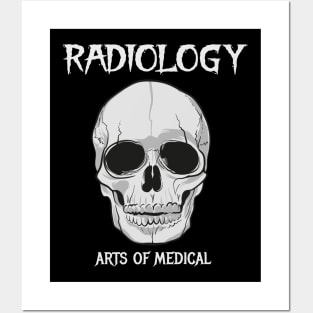 Radiology Art of Medical (Skull) Posters and Art